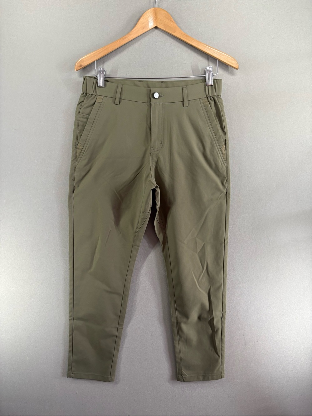 Jack Archer Pants Mens 30x27 Olive Green Straight Fit Performance Work Casual